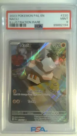 Nacli - 2023 Pokemon Paldea Evolved Illustration Rare - #220/193 - PSA 9 - Image 1