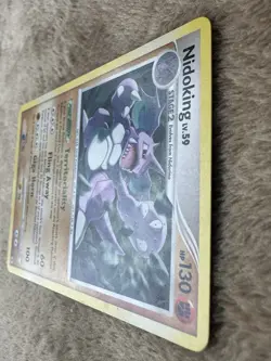 2009 Pokemon TCG Rising Rivals Nidoking Lv.59 HP 130 Regular Non Holo 29/111 LP - Image 3