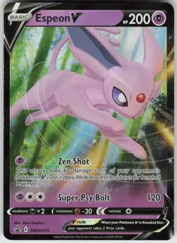 Pokemon Espeon V - SWSH201 SWSH: Sword & Shield Promo Cards Promo NM - Image 1