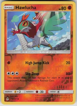 Pokemon Hawlucha Uncommon SM - Forbidden Light 70/131 NM - Image 1
