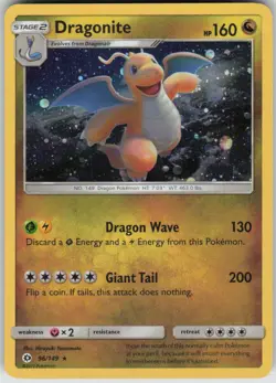 Pokemon Dragonite - 96/149 (Cosmos Holo) Promo Miscellaneous Cards & Products 09 - Image 1