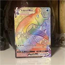Pokemon Lapras VMAX Full Art Secret Rare Holo 203/202 Sword & Shield - Image 1