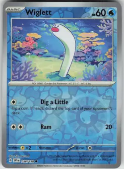Pokemon Wiglett - Common SV01: Scarlet & Violet Base Set 056/198 NM - Image 1