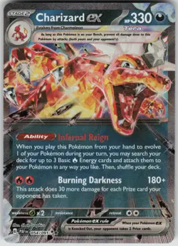 Pokemon Charizard ex Promo SV: Scarlet & Violet Promo Cards 196 NM - Image 1