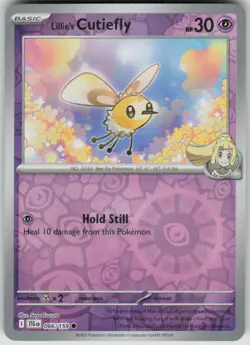 Pokemon Lillie's Cutiefly Common SV09: Journey Together 066/159 NM - Image 1
