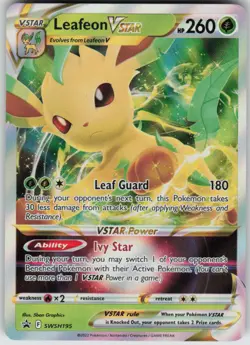 Pokemon Leafeon VSTAR - Promo SWSH: Sword & Shield Promo Cards SWSH195 NM - Image 1
