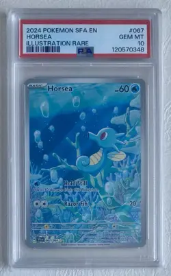 Pokemon Shrouded Fable Horsea #067 Illustration Rare [PSA 10] - Image 1