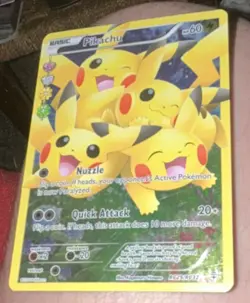 Pokemon Pikachu Ultra Rare Full Art Holo RC29/RC32 60 HP Radiant Collection - Image 1