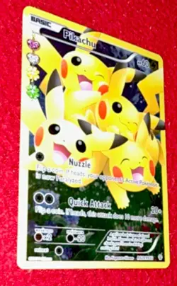 Pokemon Pikachu Ultra Rare Full Art Holo RC29/RC32 60 HP Radiant Collection - Image 4