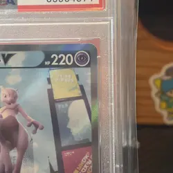 Pokemon Go 2022 Japanese Mewtwo v Full Art Card 074/071 PSA 10 Super Rare - Image 3