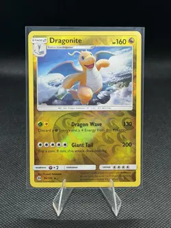 Pokemon TCG Sun & Moon Base Dragonite #96/149 Reverse Holo Rare NM Condition - Image 1