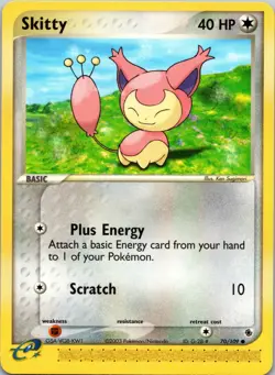 Skitty - 70/109 Ruby and Sapphire LP Pokemon TCG - Image 1