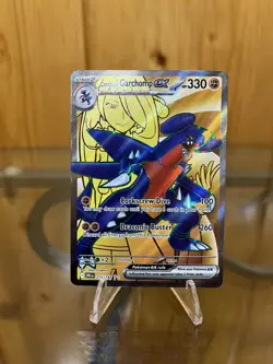 Pokemon TCG Cynthia's Garchomp EX 215/182 Destined Rivals Ultra Rare - Image 1
