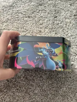 Pokemon TCG Mega Charizard X EX Tin Sealed - Image 3
