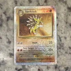 Pokemon Sandslash Legendary Collection Reverse Holo Uncommon 62/110 70 HP 2002 - Image 1