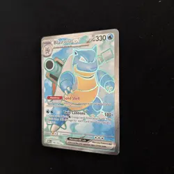 Pokemon TCG Scarlet & Violet 151 Blastoise EX English Card 184/165 - Image 2