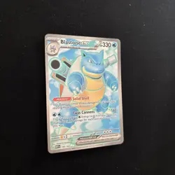 Pokemon TCG Scarlet & Violet 151 Blastoise EX English Card 184/165 - Image 3