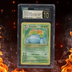 Pokemon Classic VENUSAUR 003/034 Holo CGC 10 Pristine - Image 1