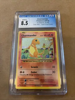 Pokemon TCG Charmander 2016 9/108 Holo Toys R Us Promo CGC NM/Mint+ 8.5 - Image 1