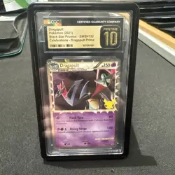 Dragapult SWSH132 Pokemon Celebrations CGC 10 Pristine Low Pop - Image 1