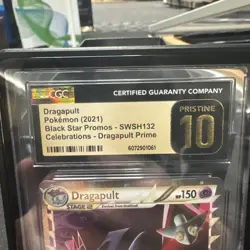 Dragapult SWSH132 Pokemon Celebrations CGC 10 Pristine Low Pop - Image 2