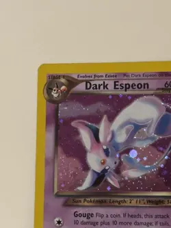 Pokemon Dark Espeon Neo Destiny Holo Rare 4/105 60 HP Stage 1 Unlimited - Image 2