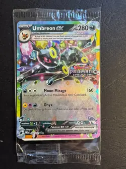 Umbreon EX Stamped 060/131 Surprise Promo Pokemon Prismatic Evolutions Near Mint - Image 1