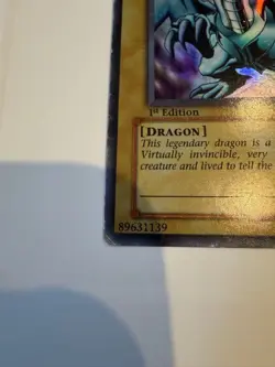 Yu-Gi-Oh Yugioh 【U.S./DDP】 Old Asia Blue-Eyes White Dragon 1st ED LOB-001 VG - Image 5