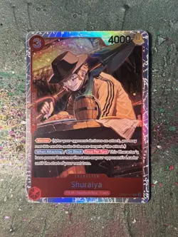 Shuraiya OP06-009 Holo Foil Super Rare Wings of Captain One Piece TCG NM - Image 1