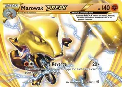 Vintage Marowak BREAK Rare 79/162 Pokemon TCG - XY - BREAKthrough Rare HP - Image 1