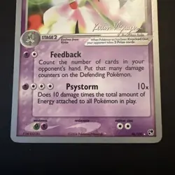 Pokemon Card Gardevoir EX 96/100 World Championships 2004 EX MINT - Image 3