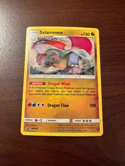 Pokemon Black Star Promo Salamence SM140 Holo Rare 2018 LP - Image 1