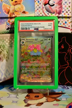 Pokemon TCG Venusaur EX Scarlet & Violet 151 Card 198/165 PSA 9 - Image 1