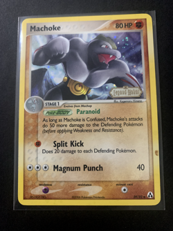 2006 Pokemon EX Legend Maker 39 Machoke-reverse Foil - Image 1