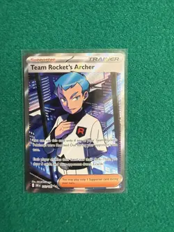 Team Rocket's Archer ⭐ 223/182 Holo Ultra Rare Destined Rivals 2025 Pokemon NM - Image 1