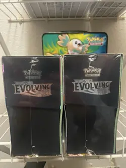 Pokemon TCG Sword & Shield Evolving Skies Elite Trainer Box Set of 2 ETBs Sealed - Image 4