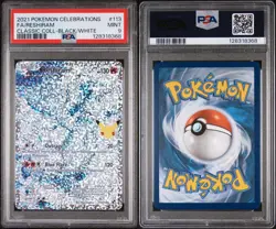 2021 POKEMON CELEBRATIONS CLASSIC COLLECTION #113 FULL ART/RESHIRAM PSA 9 - Image 3