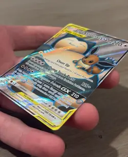 Pokemon Eevee and Snorlax Tag Team GX Full Art Sun and Moon 171/181 - Image 4