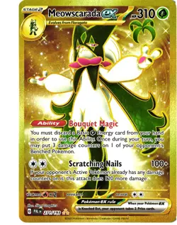 Paldea Evolved Meowscarada ex 271/193 Hyper Rare Pokemon NM/M - Image 1