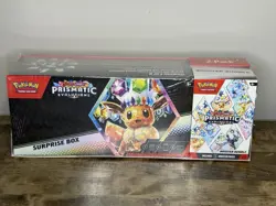 LOT OF 6 • Pokemon Prismatic Evolutions Surprise Box+Booster Bundle | Sams Club - Image 2