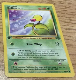 Pokemon TCG Vintage WOTC Jungle [1st Edition] Bellsprout 49/64 Common - Image 1