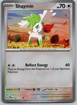 Shaymin 087/131 - (Master BALL) Reverse Holo - Pokemon Prismatic Evolutions NM - Image 1