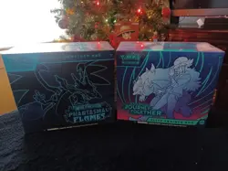 Pokemon TCG Phantasmal Flames & Journey Together Elite Trainer Boxes Mint Sealed - Image 1