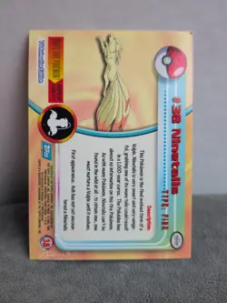 ✨ Pokemon Topps TV Animation Ninetales #38 Fire Type Vulpix Evolution ✨ - Image 2