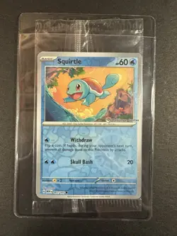 Pokemon Center Stamped Reverse Holo Squirtle Promo 007/165 Pokemon 151 Sealed - Image 1