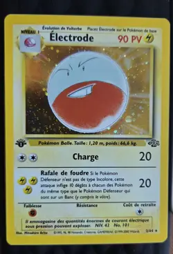 Pokemon Electrode Holo 2/64 Jungle edition 1 Francais NM - Image 1