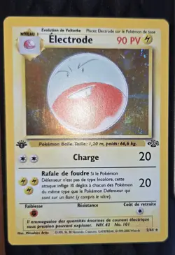 Pokemon Electrode Holo 2/64 Jungle edition 1 Francais NM - Image 2