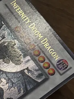 Infernity Doom Dragon TSHD-EN042 The Shining Darkness 1st Edition Ultra Rare LP - Image 3