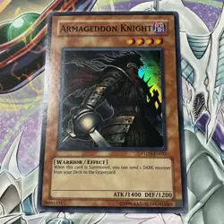 Armageddon Knight PTDN-EN021 Phantom Darkness Unlimited Super Rare - Image 1