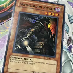 Armageddon Knight PTDN-EN021 Phantom Darkness Unlimited Super Rare - Image 3